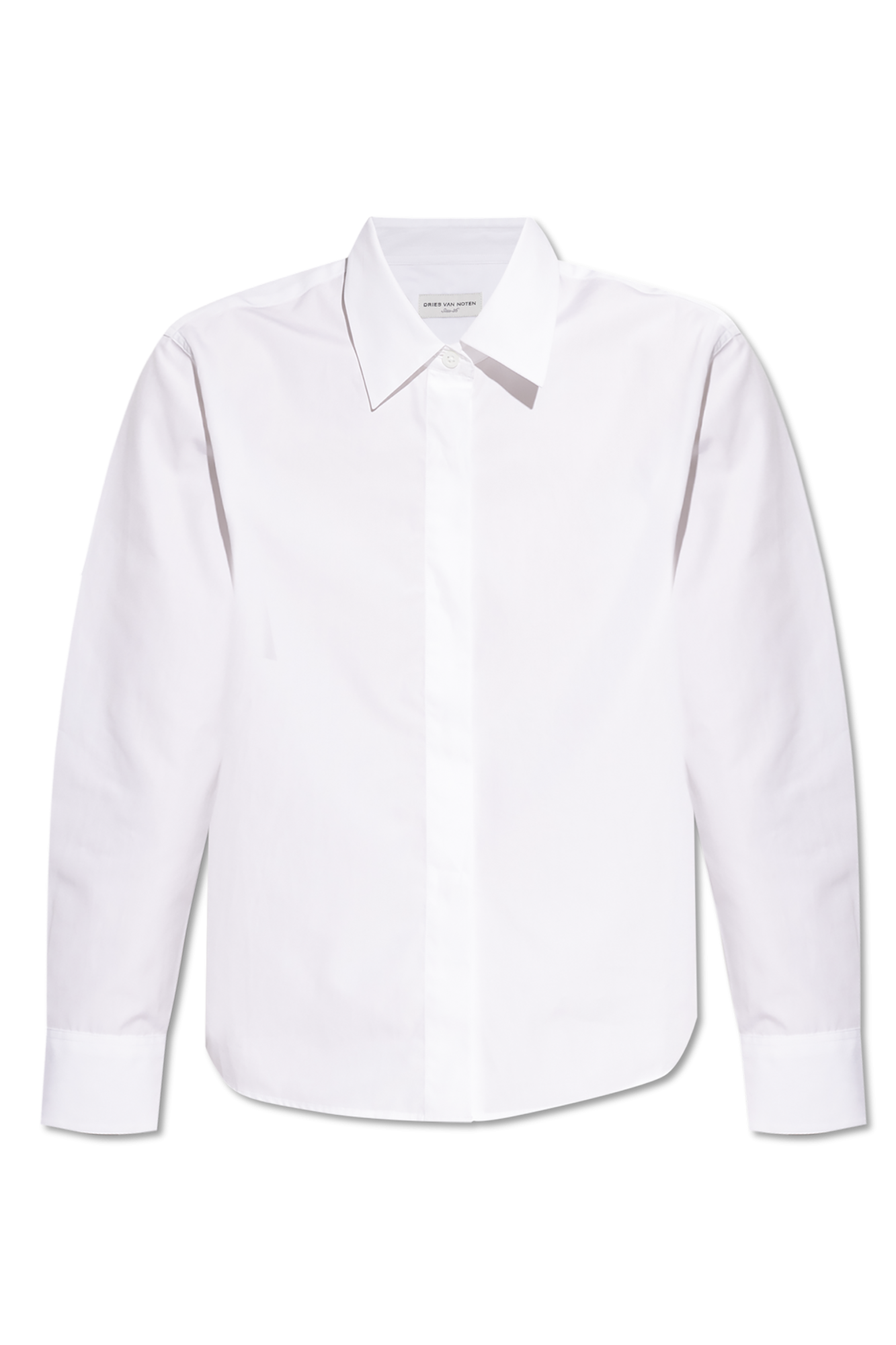 Dries Van Noten ロゴTシャツ ホワイト コットン 上質 定番 人気 210.jpg